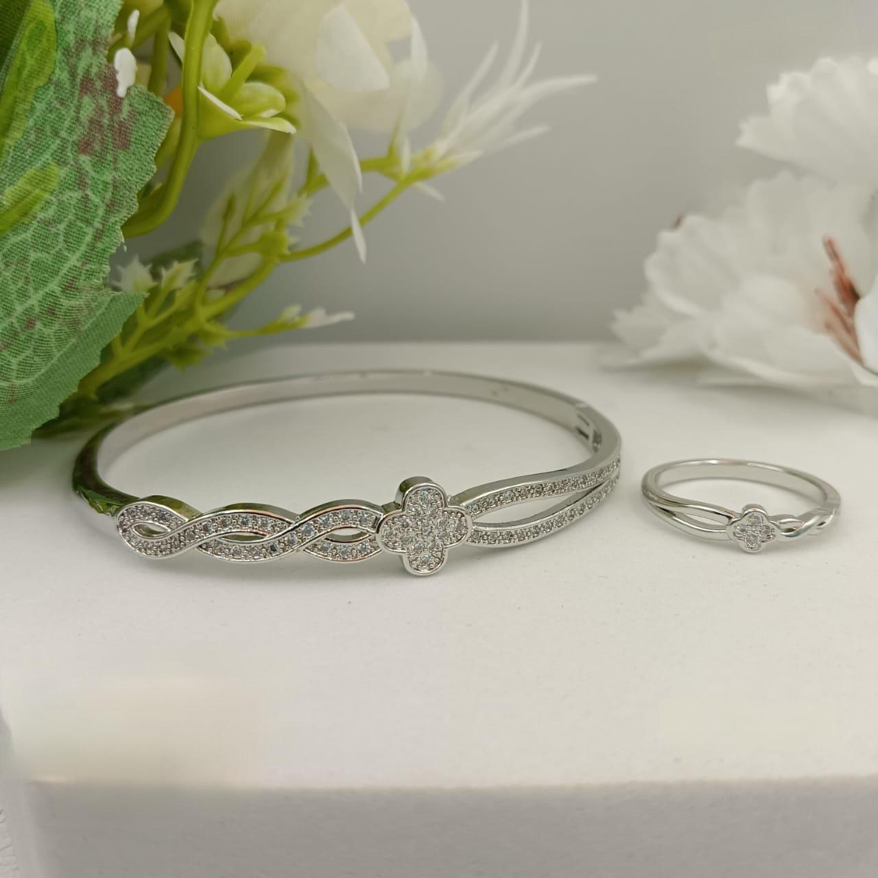 Celestial Clover Bracelet Duo