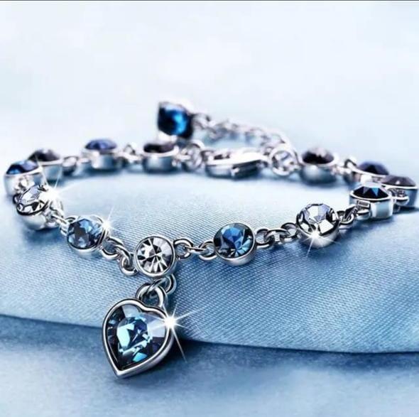Deep Blue Love Bracelet - View 2