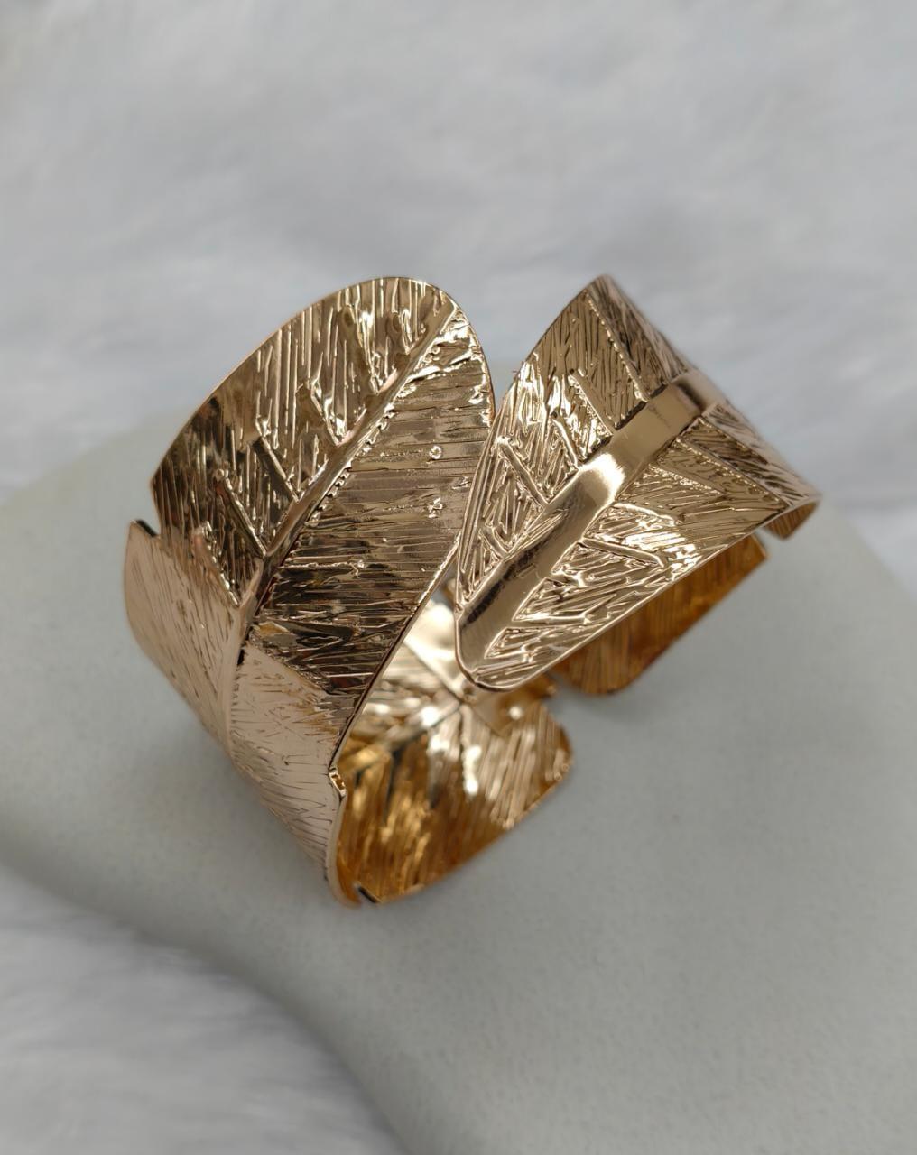 Golden Leaf Bracelet - View 2