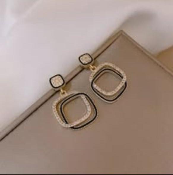 Chic Korean Square Earrings