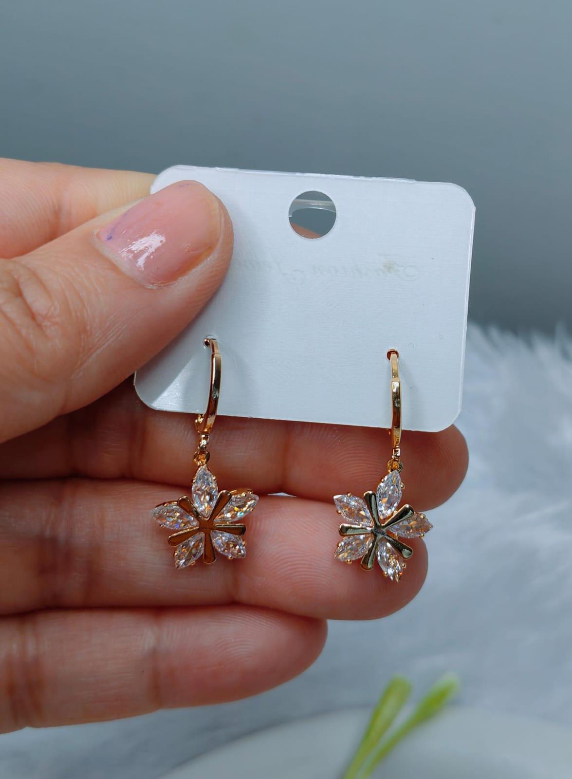 Floral Drop Earrings