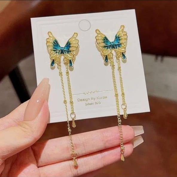 Glazed Butterfly Earrings