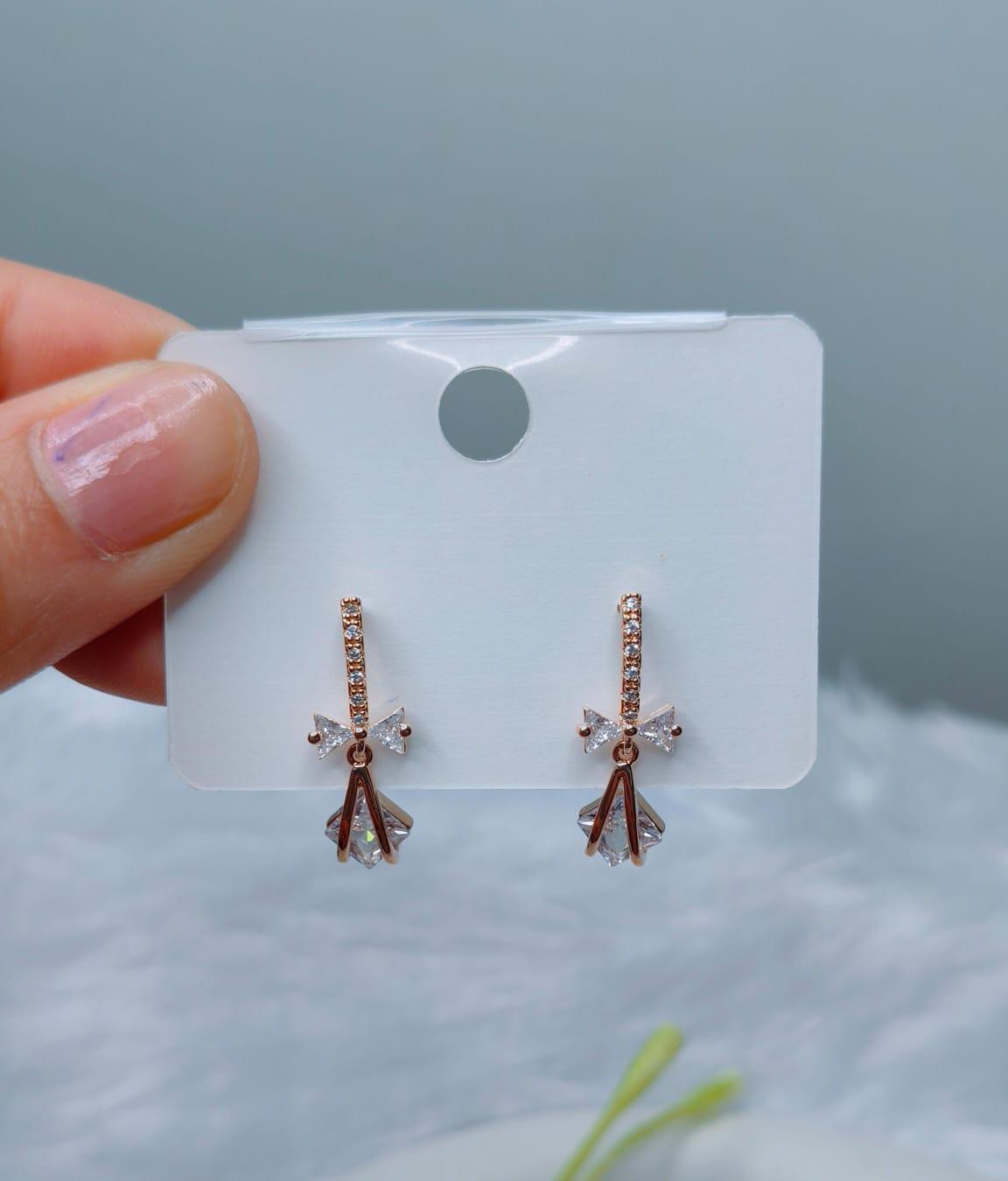 Mini Drop Earrings - View 2