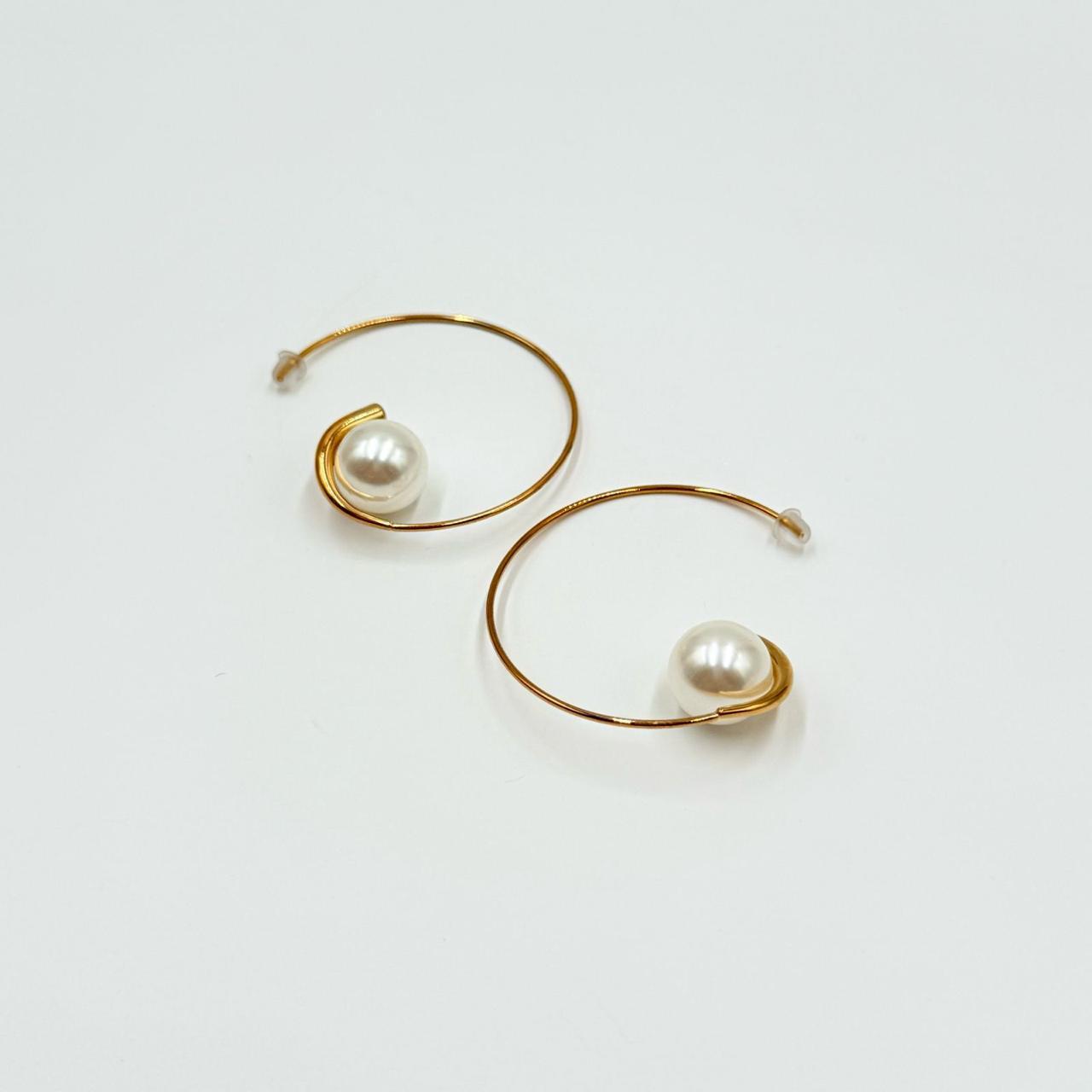 Pearl Orbit Earrings