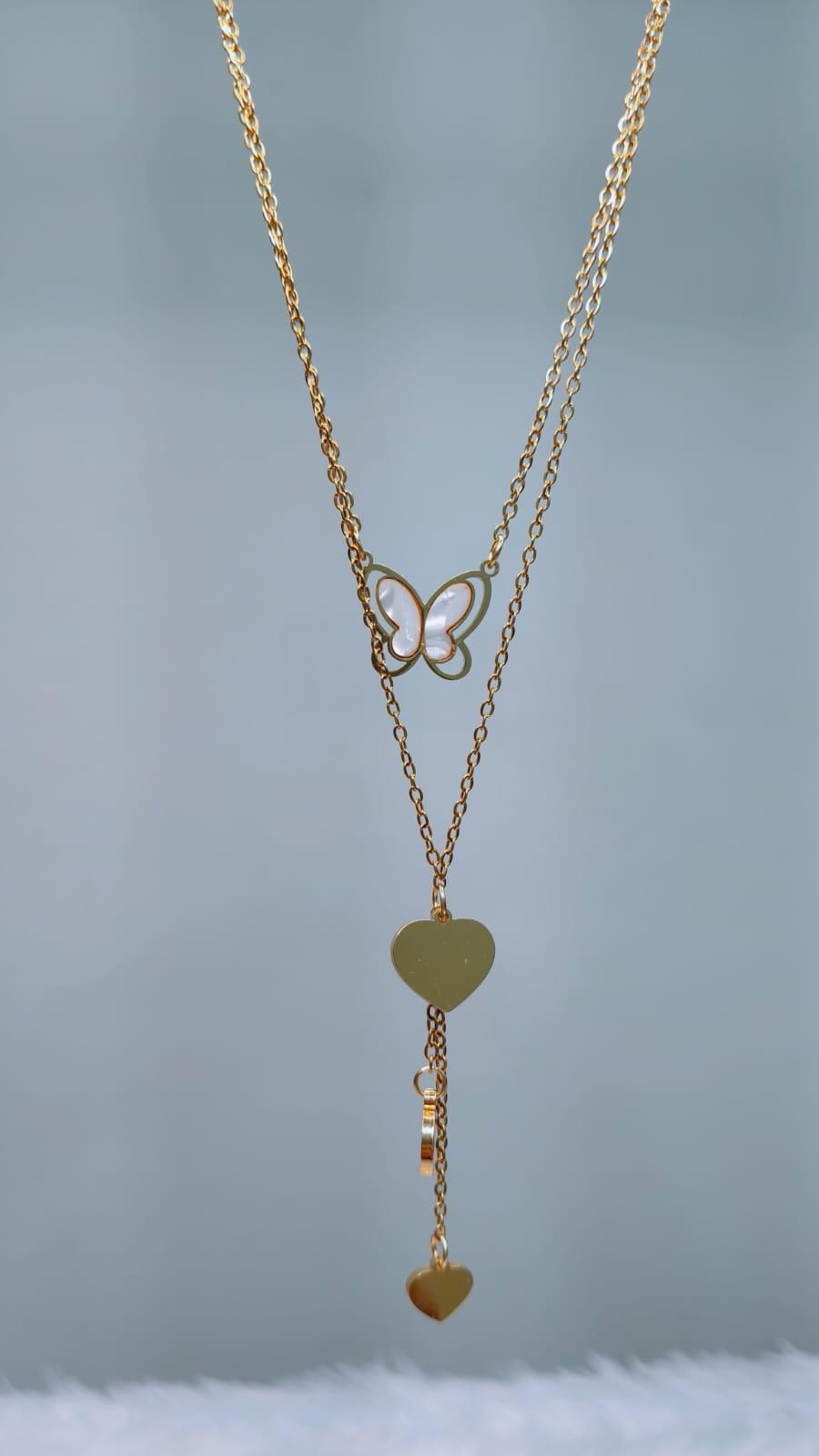 Butterfly Heart Pendant