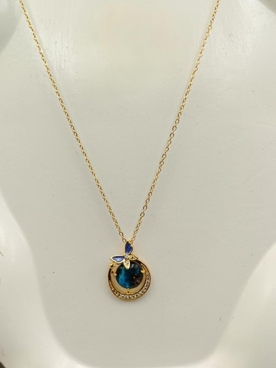 Lunar Butterfly Pendant