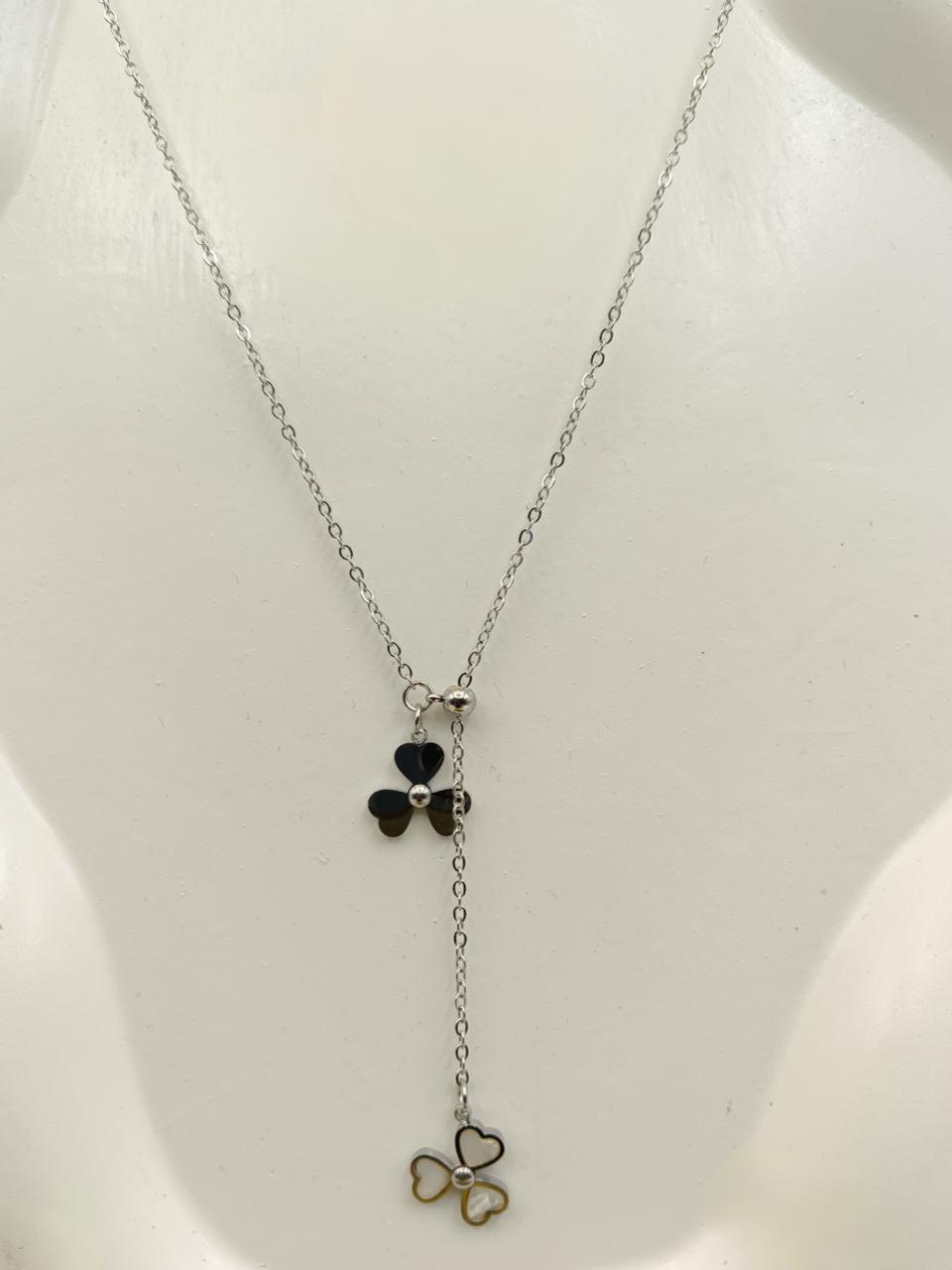 Midnight Clover Pendant