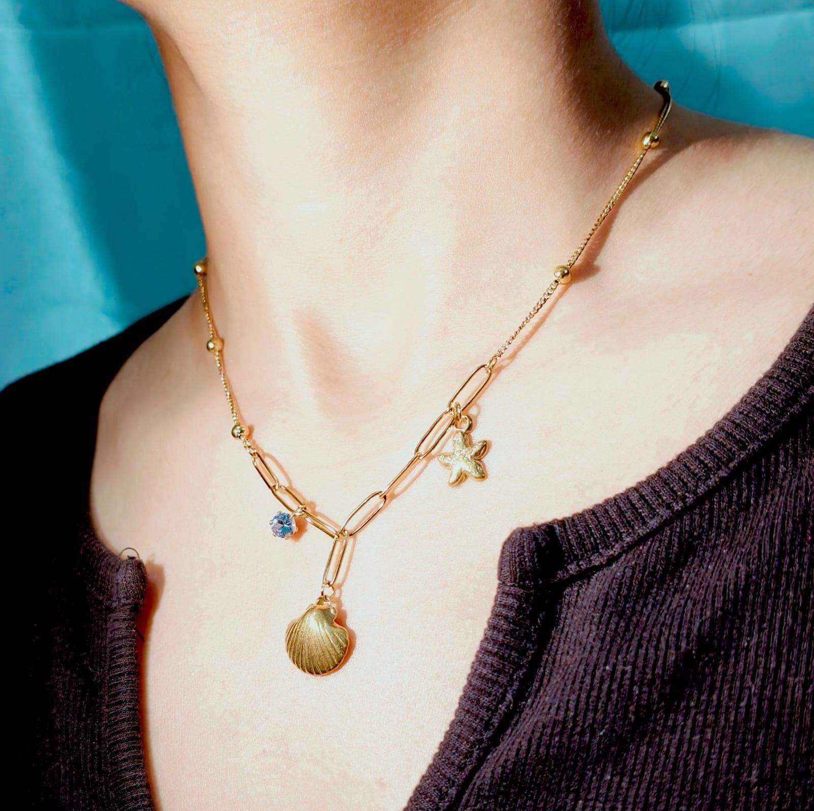 Shell Starfish Pendant - View 2