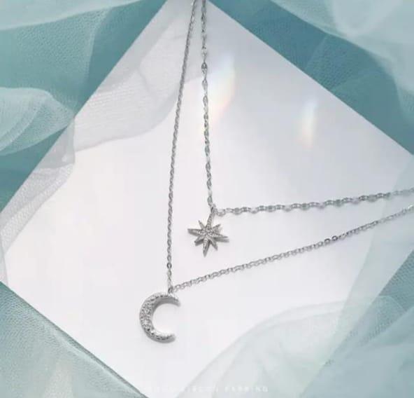 Silver Luna Pendant