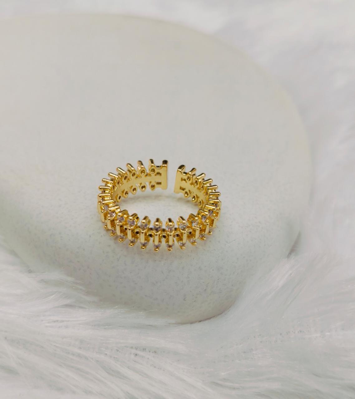 Crystal Band Ring