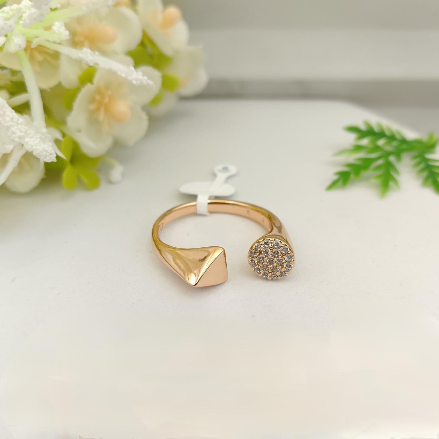 Gold Dual Charm Ring