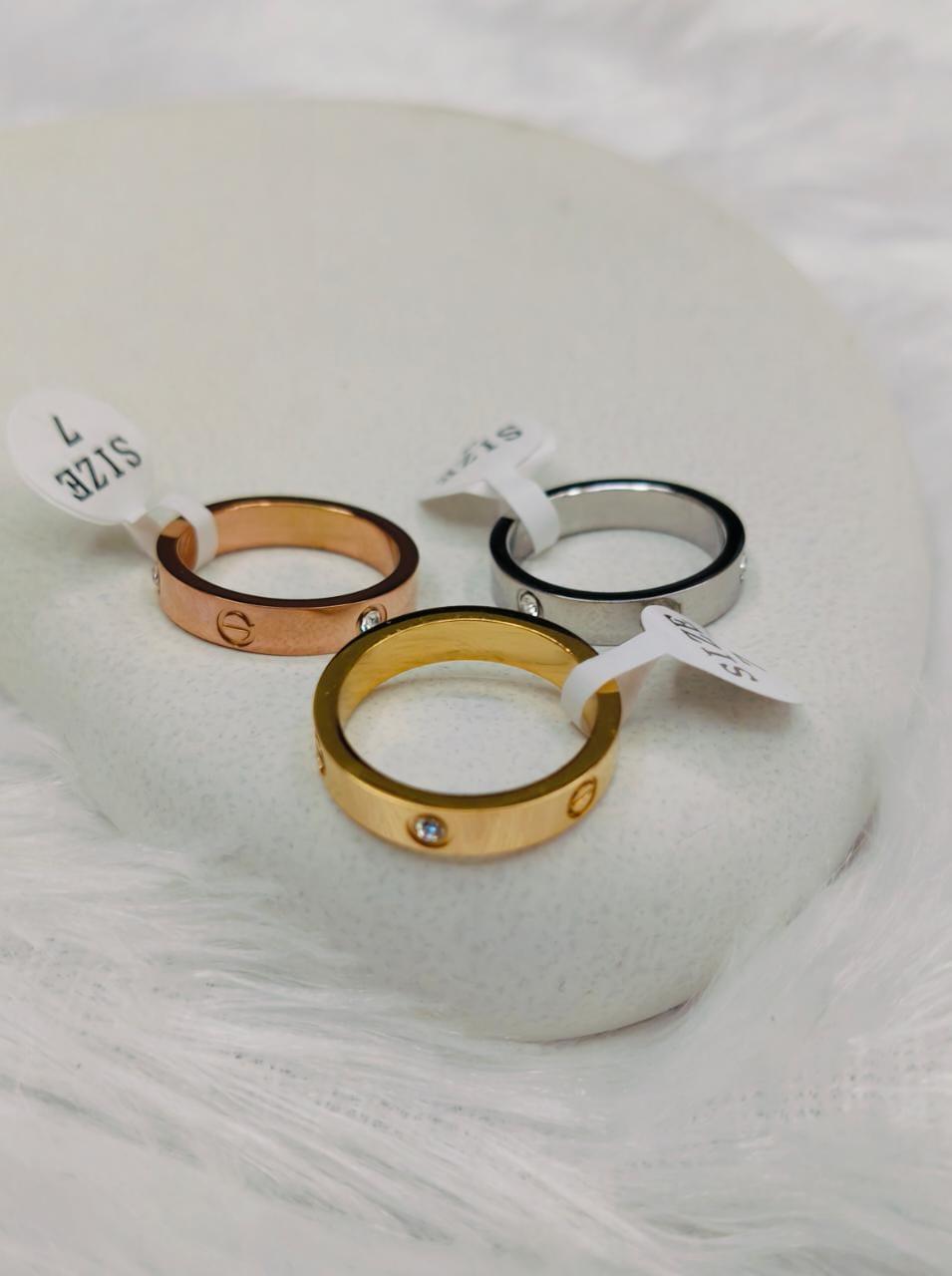 Pack of 3 Cartier Rings