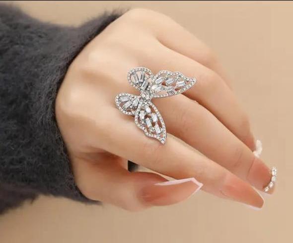 Pretty Butterfly Ring - View 2