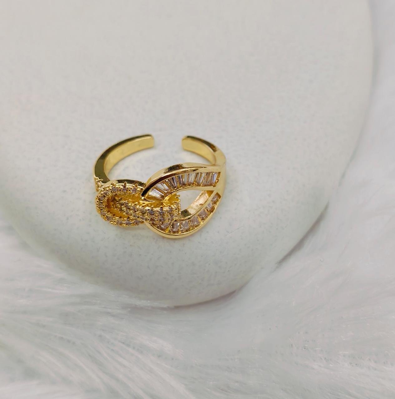 Trendy Gold Plated Ring