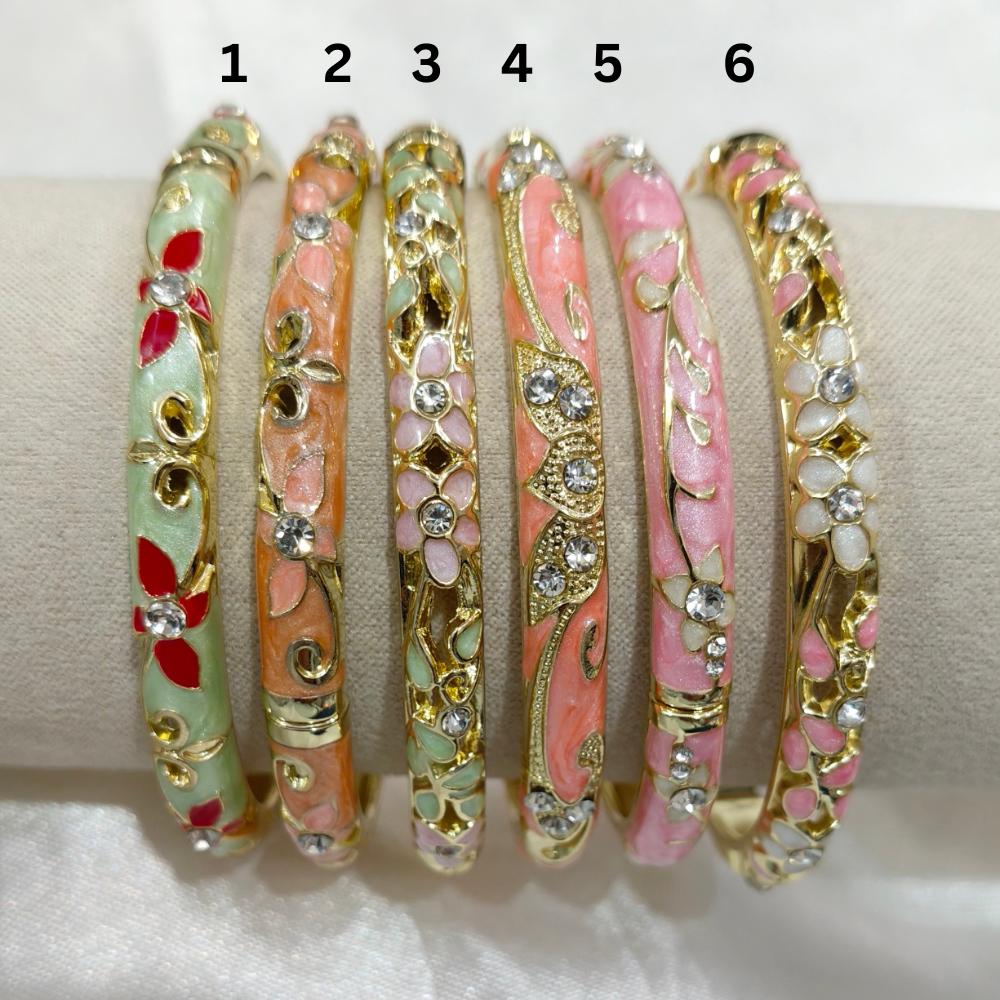 Floral Meenakari Bangles