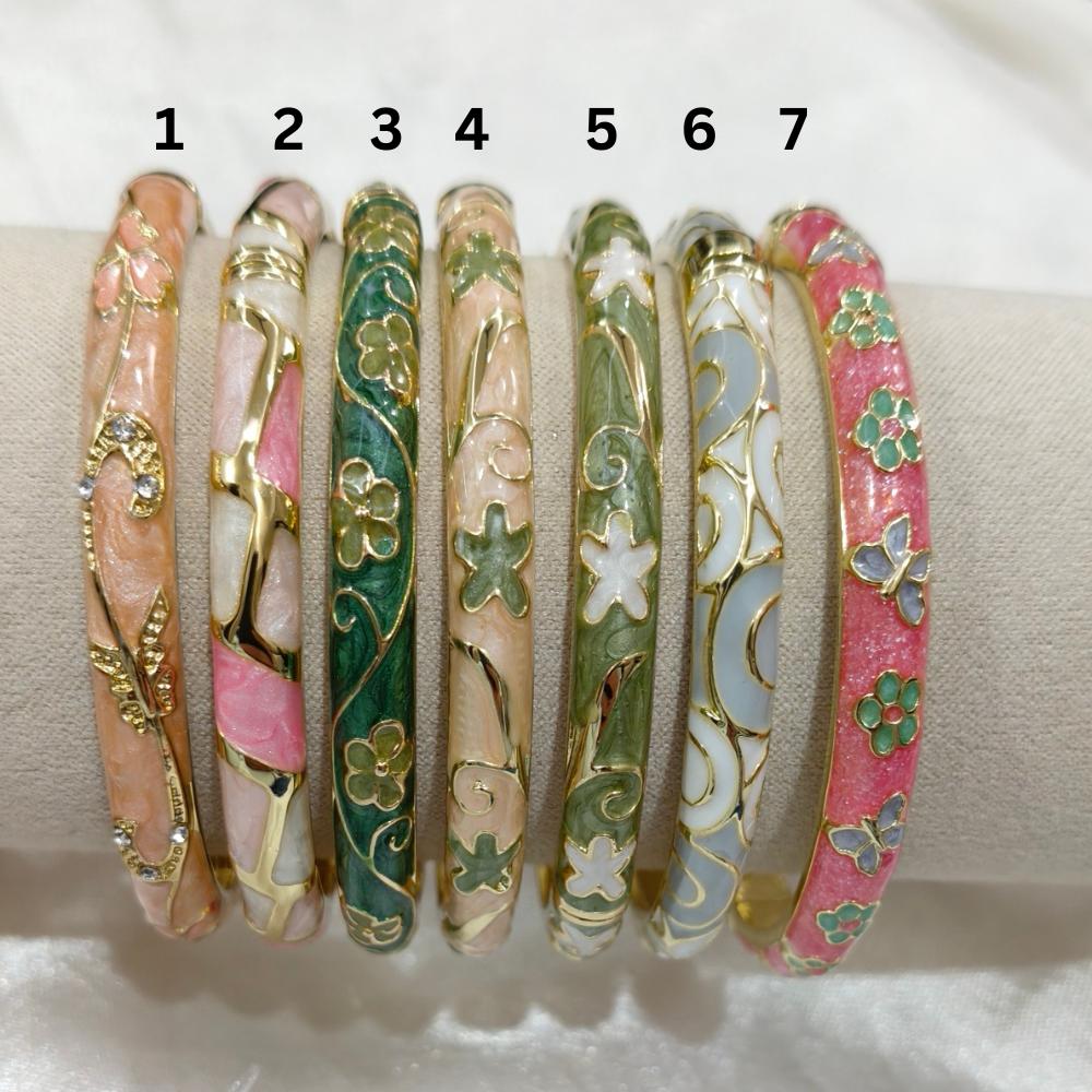 Artisan Cloisonne Bangles - View 2