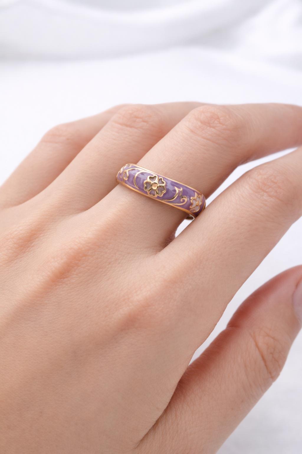 Lilac Noor Ring - View 2
