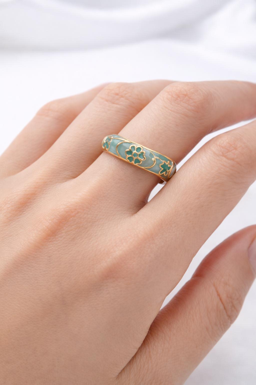 Mint Noor Ring - View 2
