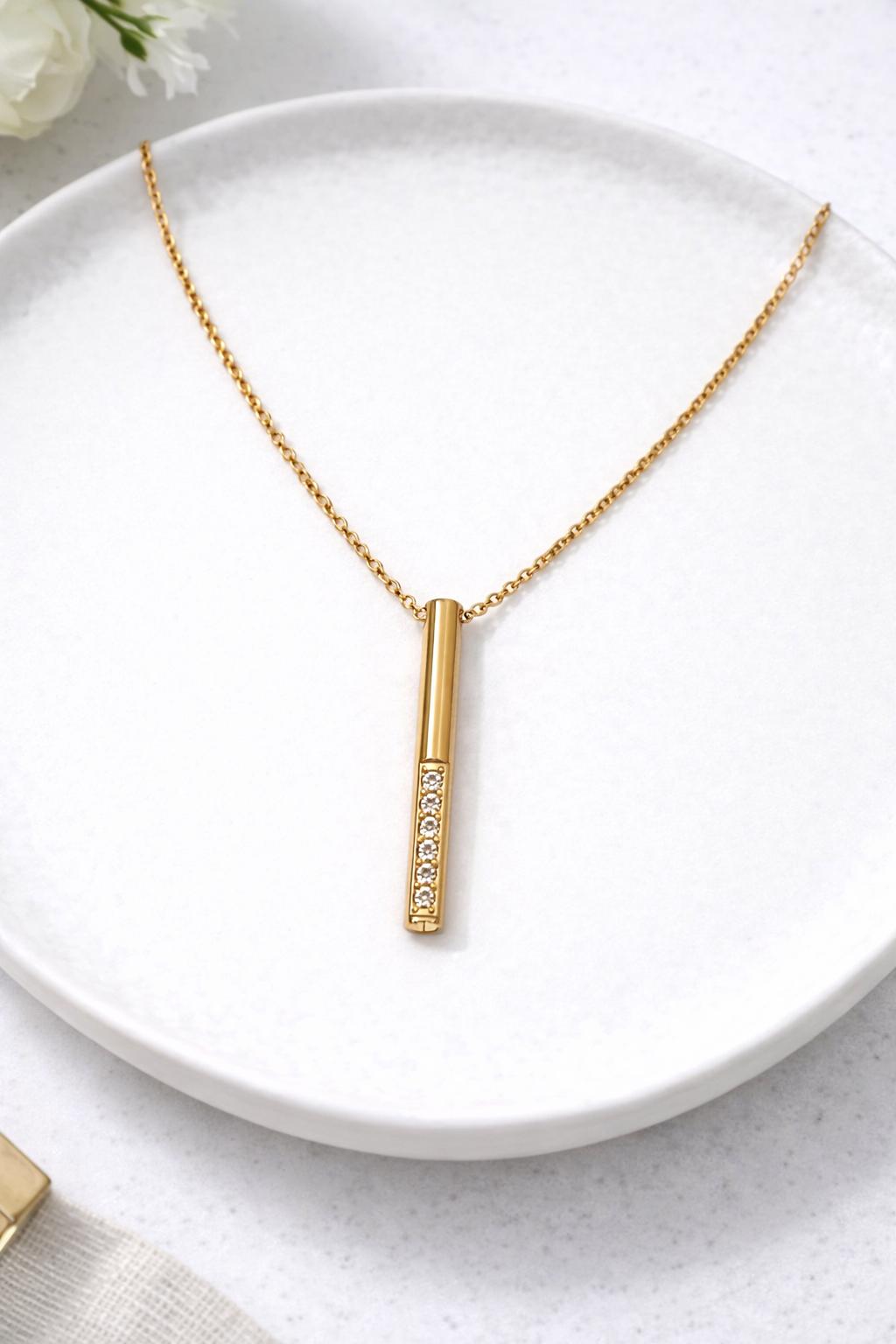 Diamond Flute Pendant