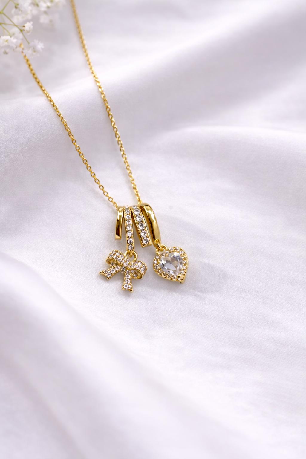 Promise Bow Charm Pendant