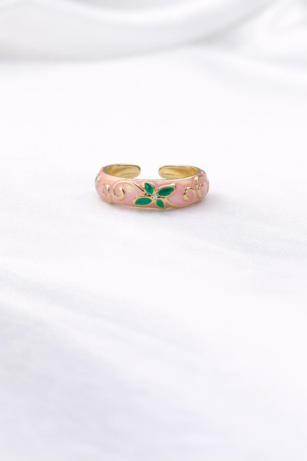 Pink Blossom Ring